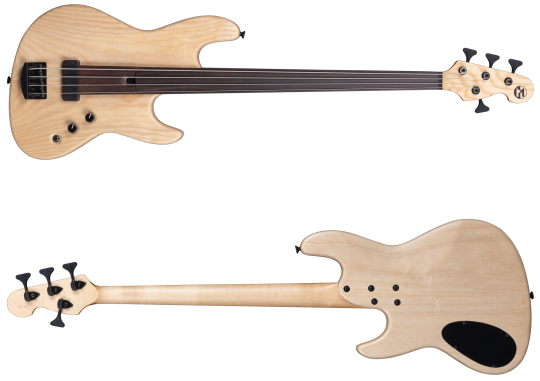 Maruszczyk Instruments Elwood L 4p Paulownia/Ash Fretless